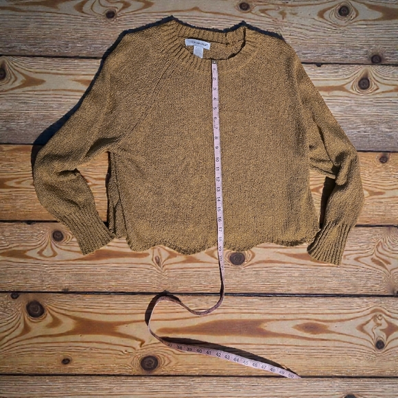 Cotton Emporium Golden Brown Sweater‎ - Picture 3 of 5